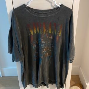 Oversized Nirvana Band Tee